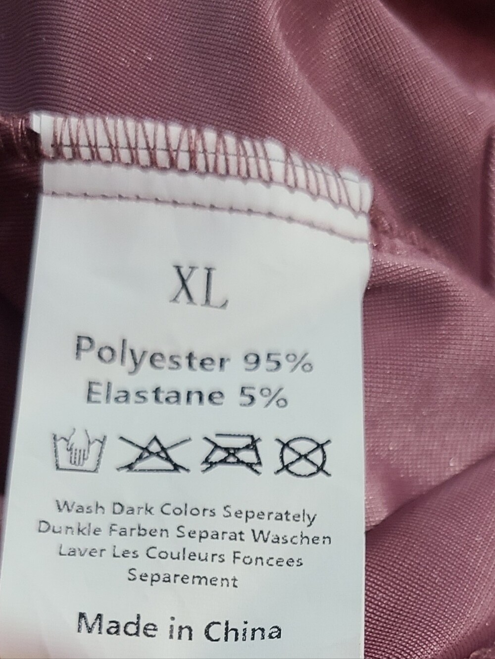 Velvet Wide-Leg Pants And Blazer — Suit -- Dusty Rose Size XL - Picture 4 of 5
